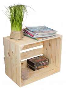 Obstkiste Holzkisten Holz Kiste mit Nut neue Kisten helle Organizer  Regalkisten