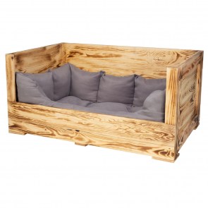 hundebett-balu-in-geflammtem-holz-mit-kissen-90x57x45cm